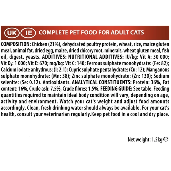 Purina Pro Plan Adult Cat Renal Plus Rich in Chicken 1.5 Kg