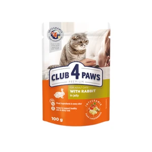 CLUB 4 PAWS Premium Adult Cat Wet Food in jelly Pouch 100 g