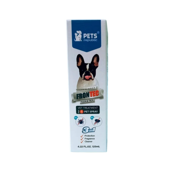Pets Republic Frontec Flea & Tick Spray 125 ml